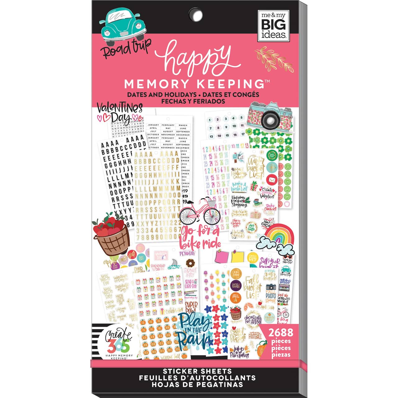 Me &#x26; My Big Ideas&#xAE; Happy Memory Keeping&#x2122; Dates &#x26; Holidays Sticker Value Pack
